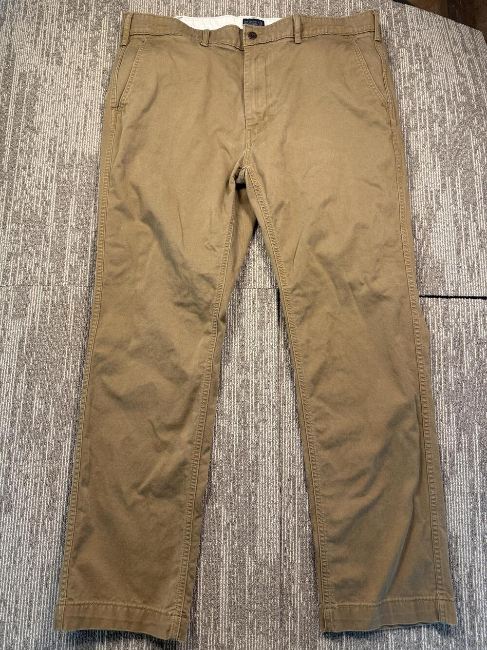 Levi's Pants Mens 38x32 Brown Chino Flat Front Straight Leg Casual Canvas Cotton